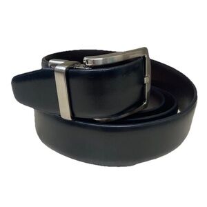 Donald J. Trump Signature Collection Leather Belt Black/Brown 44/110 Reversible